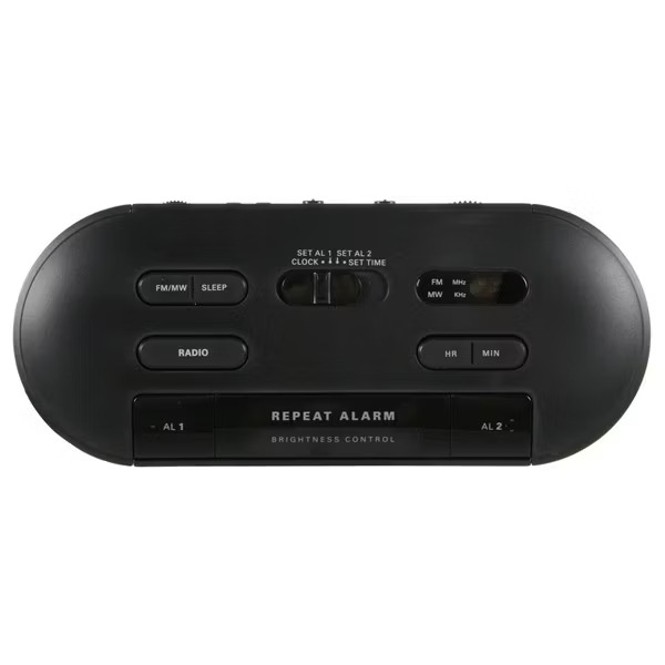 飛利浦 PHILIPS AJ3500 雙鬧鈴 鬧鐘 收音機,110V,15分鐘~2小時倒數睡眠-細節圖2