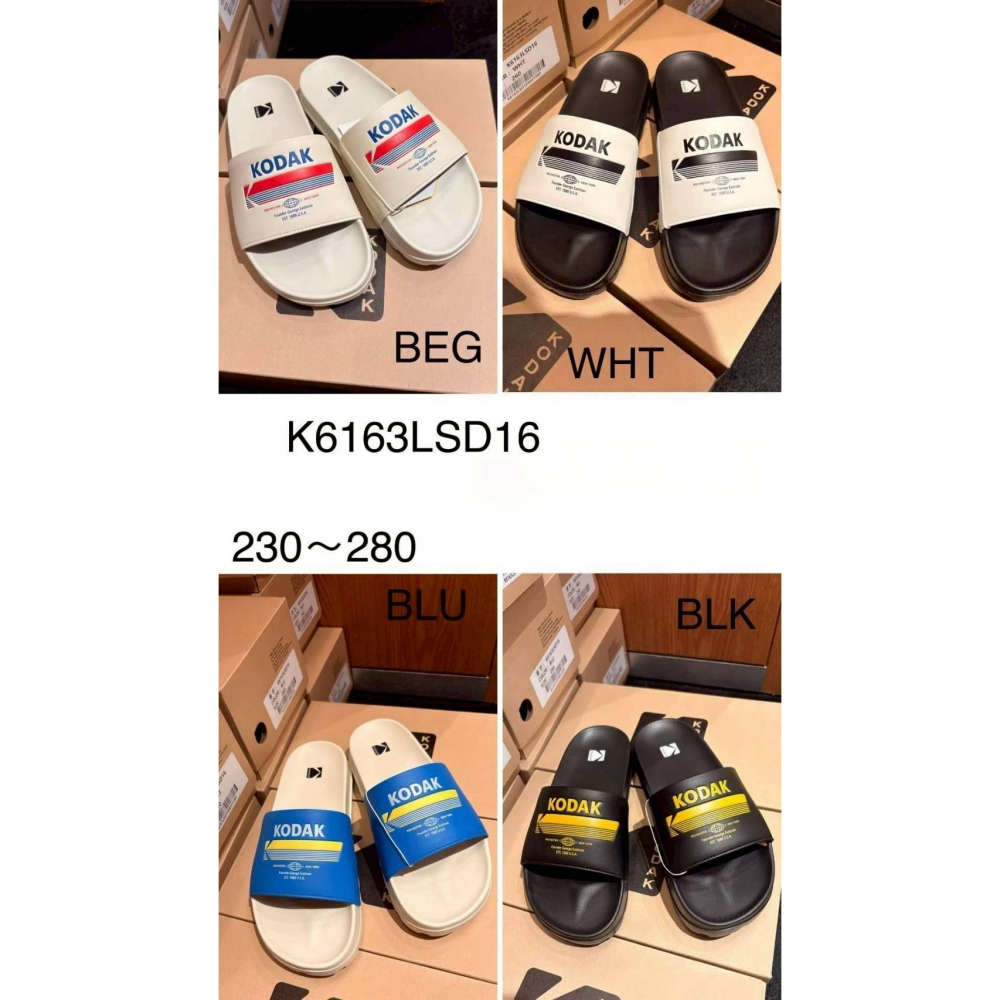 [asu.tw] 🇰🇷正韓 |預購| KODAK 柯達 LOGO拖鞋 (四色)-細節圖8