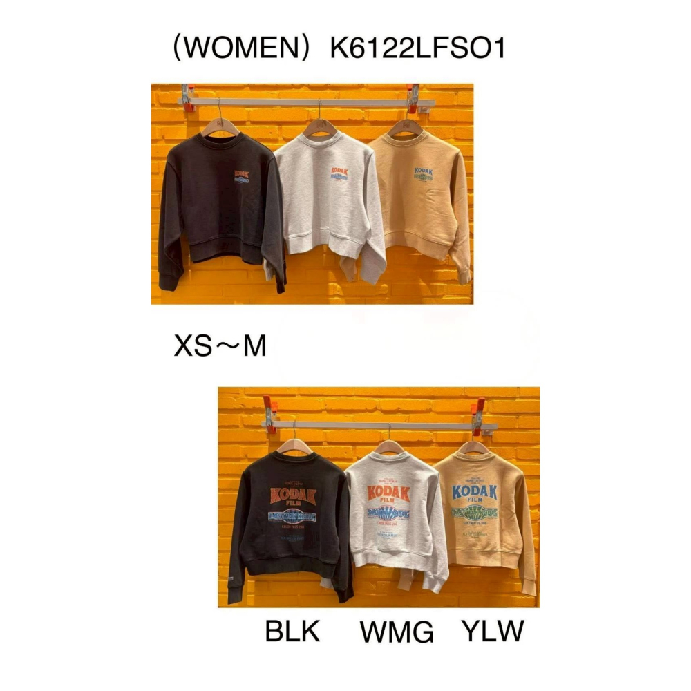 [asu.tw] 🇰🇷正韓 |預購| KODAK 柯達 女款LOGO短上衣 (三色)-細節圖8