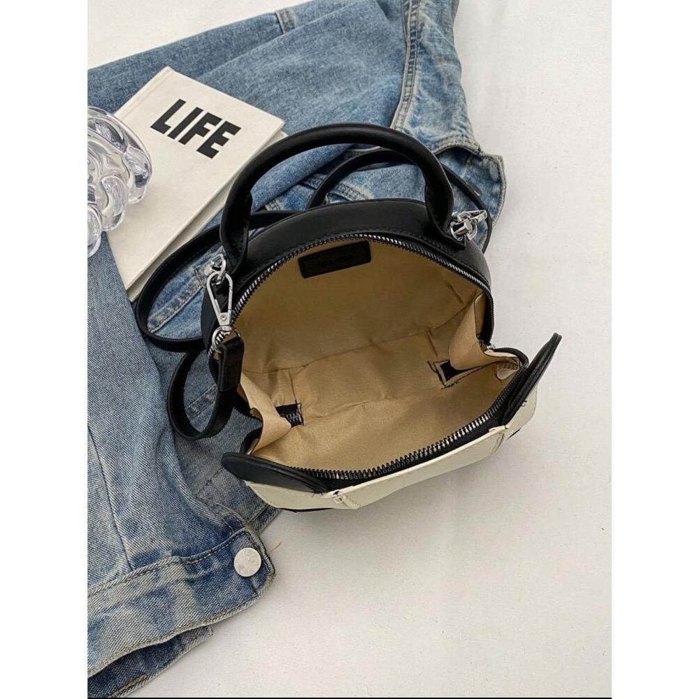 熊貓肩袋，獨特設計，時尚百搭的單肩/斜挎包-細節圖3