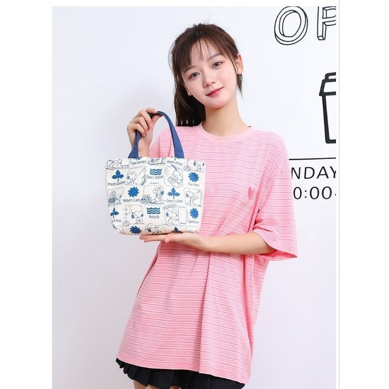現貨🐾官方 正品 Snoopy 史努比 大容量 帆布包 單肩包 禮物 休閒 手提袋 包包 可愛 通勤 卡通 大學生 女大-細節圖4