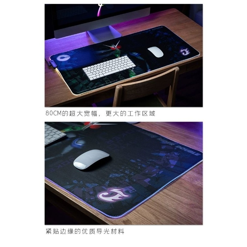 🏍正版 Kamen Rider 假面騎士 W雙騎 發光鼠標墊 假面騎士 超大 鼠標墊 發光滑鼠墊 超大滑鼠墊 禮物-細節圖9