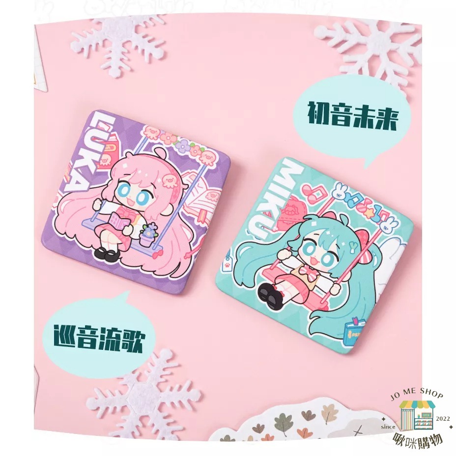 現貨 👘官方授權 正品 Hatsune Miku  初音未來 盪鞦韆主題 miku 鏡音鈴連 MEIKO 馬口鐵徽章-細節圖4
