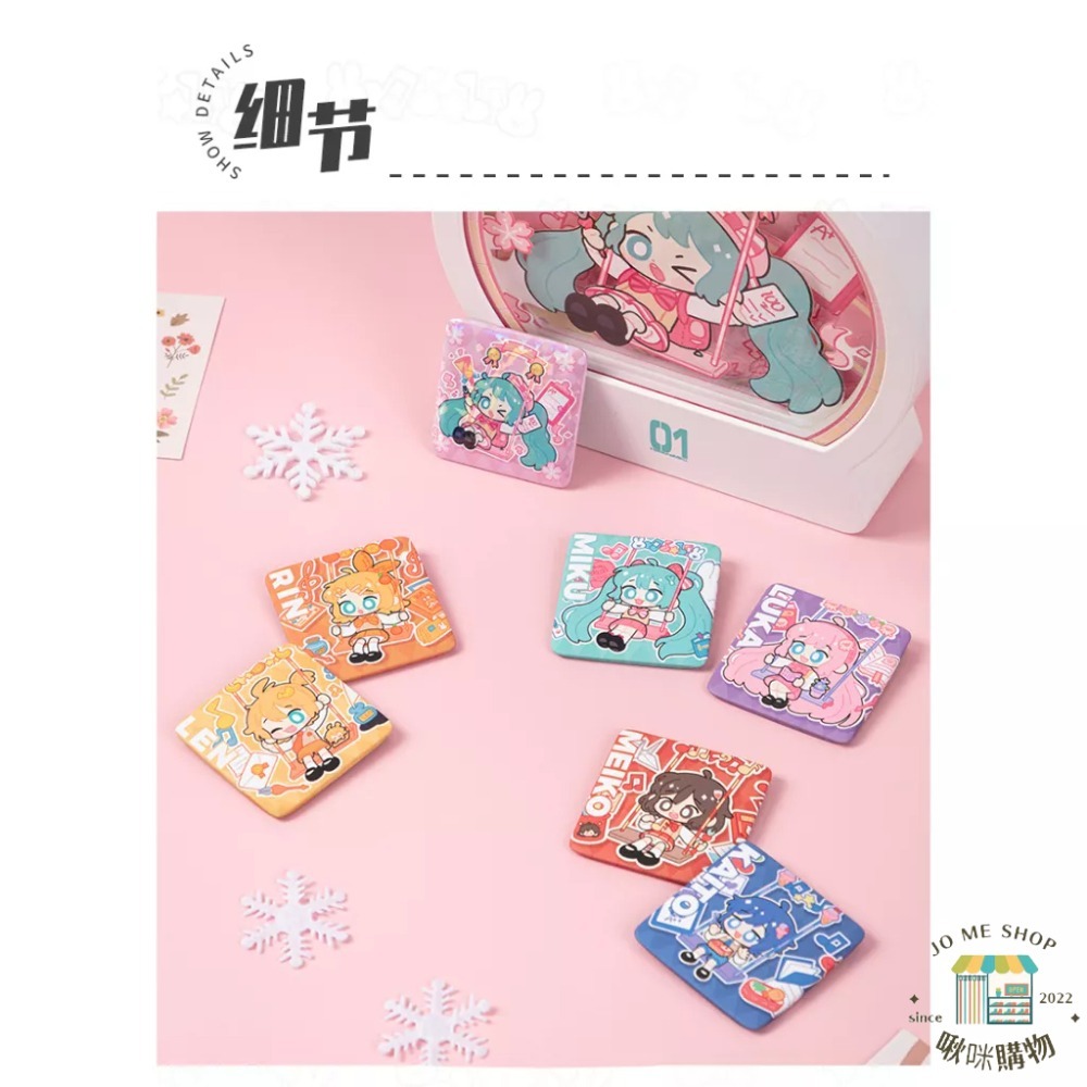 現貨 👘官方授權 正品 Hatsune Miku  初音未來 盪鞦韆主題 miku 鏡音鈴連 MEIKO 馬口鐵徽章-細節圖8