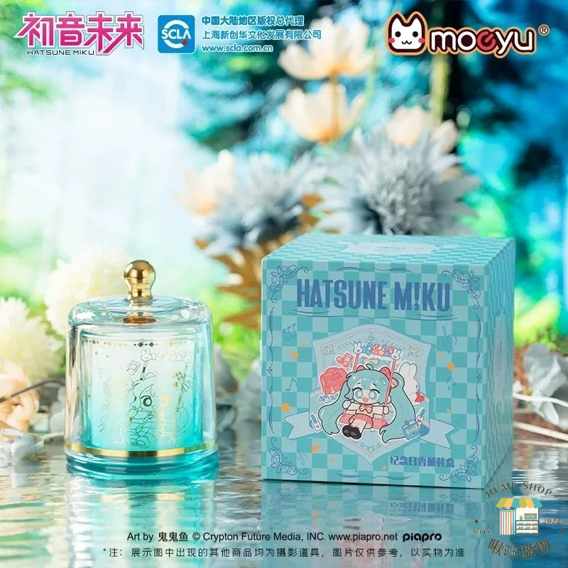 現貨 禮物 👘官方授權 正品 Hatsune Miku 初音未來- 紀念日 香薰 蠟燭 禮盒 禮物-細節圖6