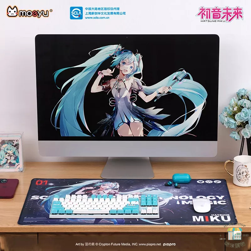 現貨🖱️官方授權 正品 Hatsune Miku 初音未來 遊戲滑鼠墊 vocaloid /V家 動漫桌墊 滑鼠墊-細節圖5