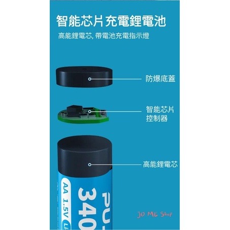 🔦1.5V 3號 4號 鋰電池 充電電池 3號恆壓電池 1.5V 3400mWh  低自放 恆壓 1.5V鋰電池充電器-細節圖8