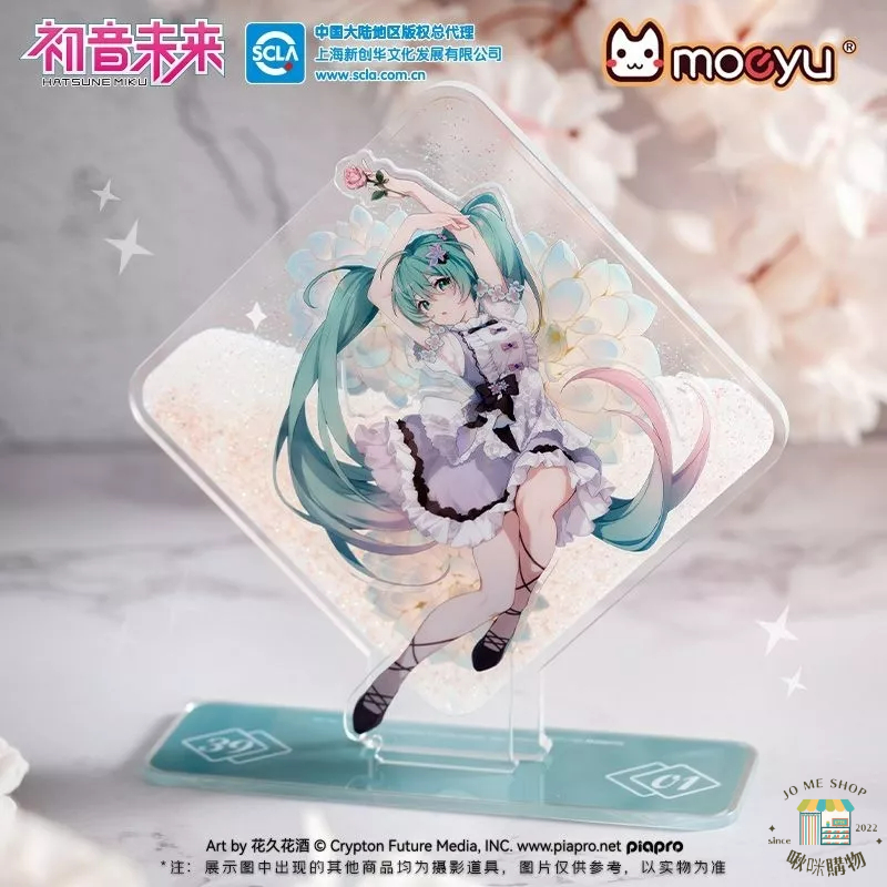 現貨 禮物 👘官方授權正品 Hatsune Miku初音未來 39主題 花之語 流沙 立牌  miku 紀念擺飾-細節圖6