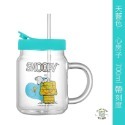 禮物 🐾 官方正品  Snoopy 史努比 700ml 700毫升 大容量 吸管 奶茶杯 卡通  玻璃杯 隨手杯-規格圖9