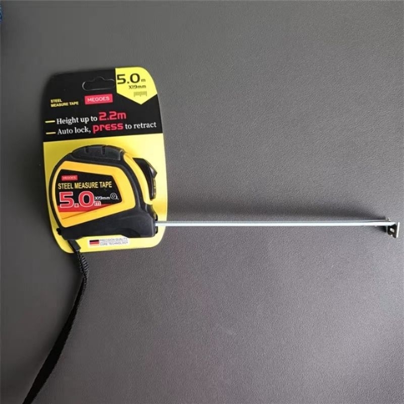 現貨 🇩🇪 德國 MEGOES 自動鎖停 捲尺 防摔 高精度 順手 好用 防震 防摔 耐磨 鋼捲 尺子 5m 5米 卷尺-細節圖4