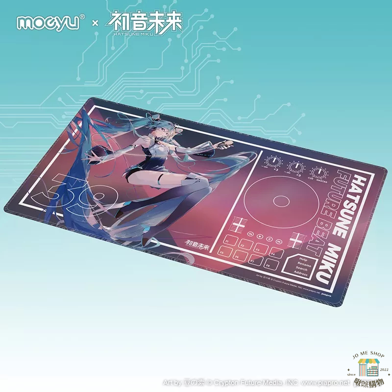 現貨🖱️官方授權 正品 初音未來 Hatsune Miku 🖱️  動漫 遊戲滑鼠墊 二次元 vocaloid / V家-細節圖2