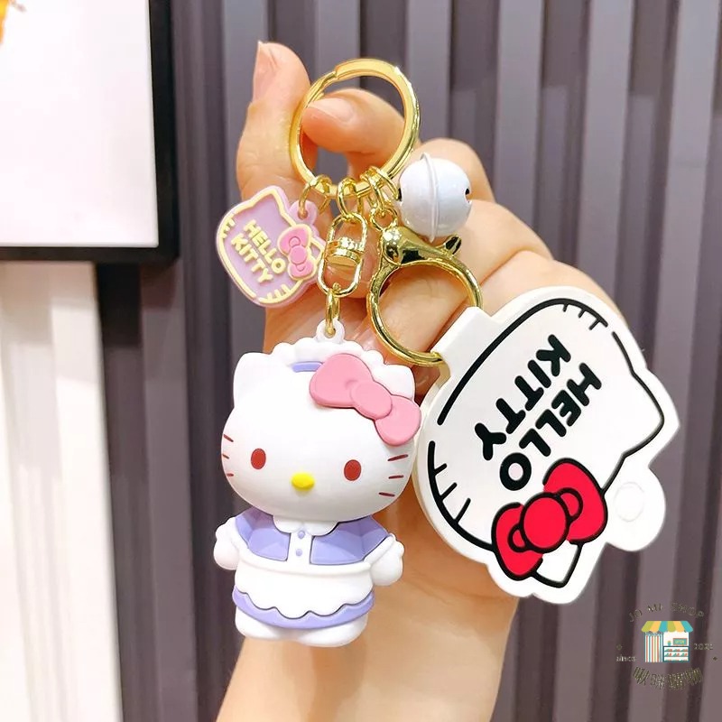 🪅 三麗鷗 正版 卡通 卡蒂貓 Hello kitty 美樂蒂 公仔 鑰匙圈 布丁狗  掛件 鑰匙扣 禮物-細節圖8