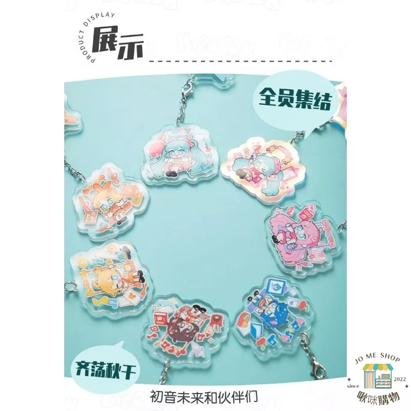 現貨 禮物👘官方授權 正品 Hatsune Miku 初音未來 掛飾 盪鞦韆 盪秋千 miku 鏡音鈴連 壓克力掛件-細節圖2