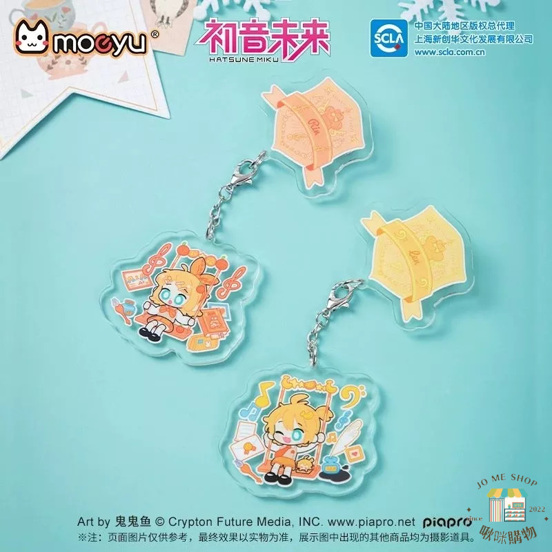 現貨 禮物👘官方授權 正品 Hatsune Miku 初音未來 掛飾 盪鞦韆 盪秋千 miku 鏡音鈴連 壓克力掛件-細節圖8