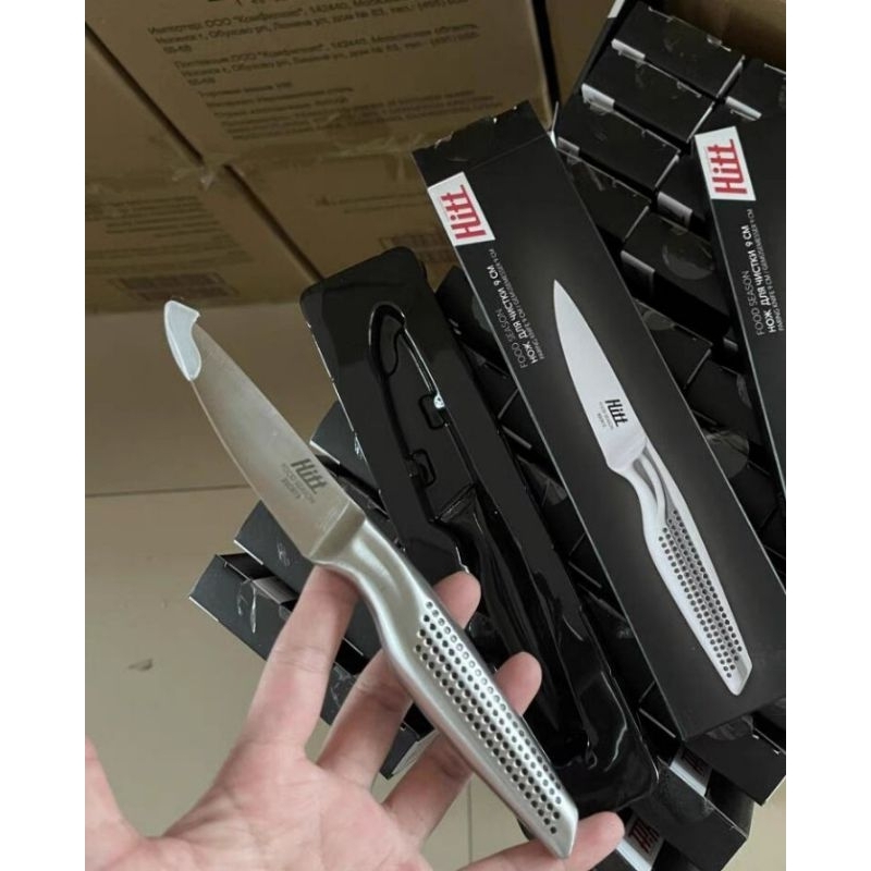 現貨 🇩🇪 德國品質 🇷🇺 俄羅斯 品牌 一體成型 全鋼 牛排刀 鋒利 水果刀 廚房烹飪 切蔬菜 沙拉 多功能小刀-細節圖8