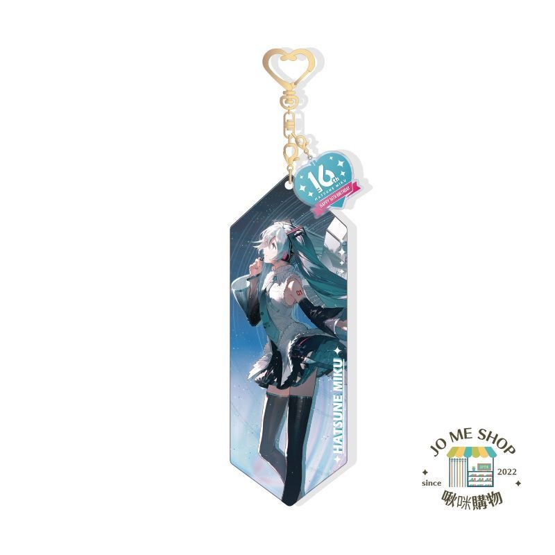 現貨 限定 16週年 禮物 👘 正品 Hatsune Miku 初音未來 miku 初音 壓克力炫彩掛飾 掛件 鑰匙圈-細節圖5