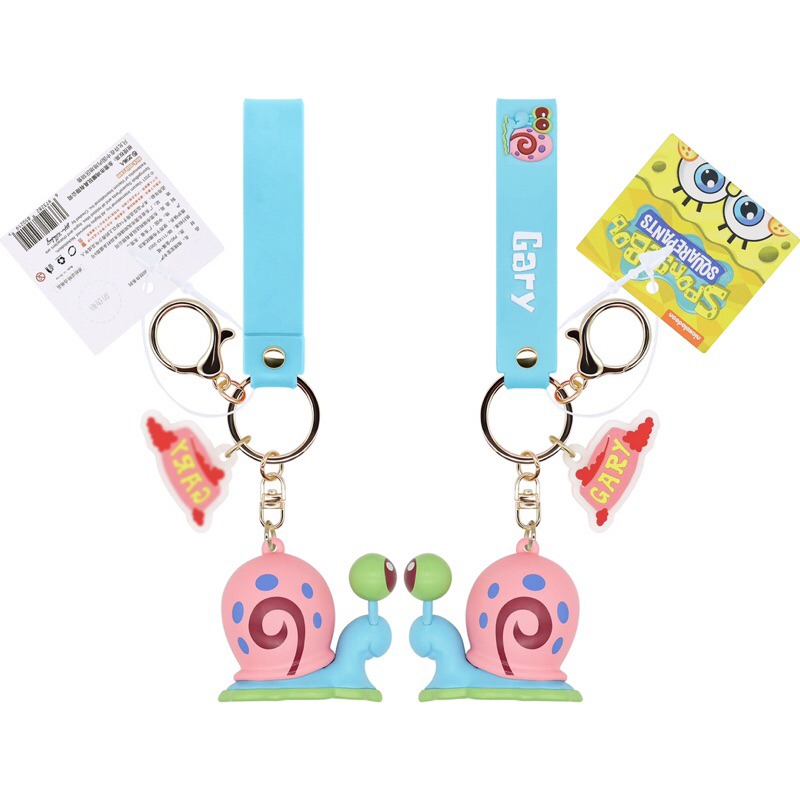 🫧正版授權 海綿寶寶 公仔 鑰匙扣 掛件 創意書包小掛件飾品 裝飾 禮物 掛球袋-細節圖3