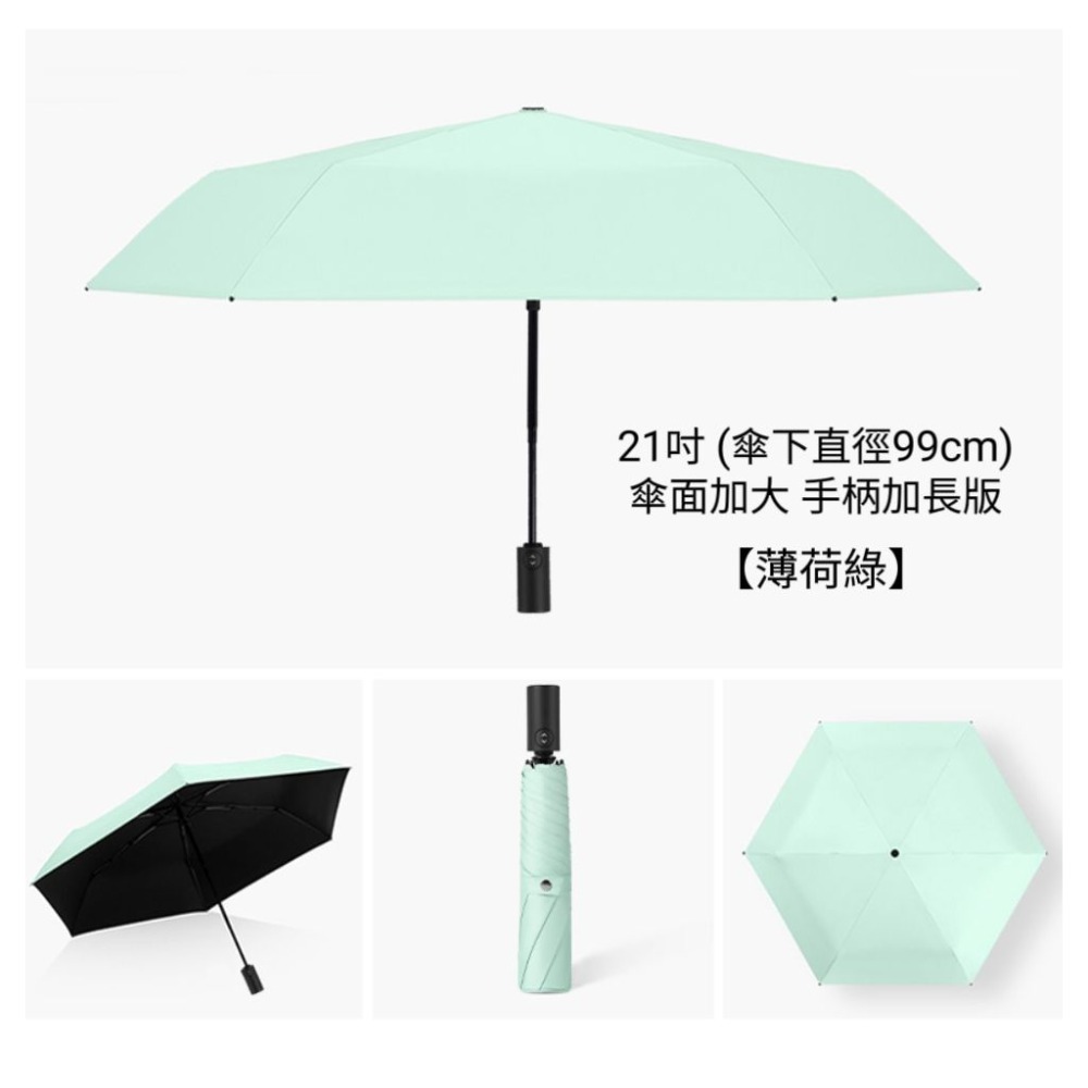 現貨☂️ 198g 節節收 安全 防回彈 日本 自動傘 省力 6骨 超輕傘 防曬 雨傘 黑膠  晴雨傘 小孩-規格圖9