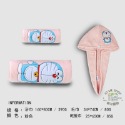 現貨🔔正版正版授權 哆啦A夢 小叮噹  大浴巾 新款 比純棉 柔軟吸水 兒童 成人 家用 可愛 女 冬季 珊瑚絨 乾髮帽-規格圖9