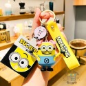 現貨 禮物 🍌正版授權卡通 生肖 小小兵 MINIONS 小黃人 鑰匙扣 神偷奶爸 公仔 汽車鑰匙鏈圈 情侶 鑰匙圈-規格圖7