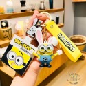 現貨 禮物 🍌正版授權卡通 生肖 小小兵 MINIONS 小黃人 鑰匙扣 神偷奶爸 公仔 汽車鑰匙鏈圈 情侶 鑰匙圈-規格圖7