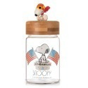 🐾官方正品 Snoopy 史努比 密封杯 玻璃杯 便攜 子女 家用 透明 公仔 耐熱 玻璃杯 隨手杯 密封罐 杯子-規格圖9
