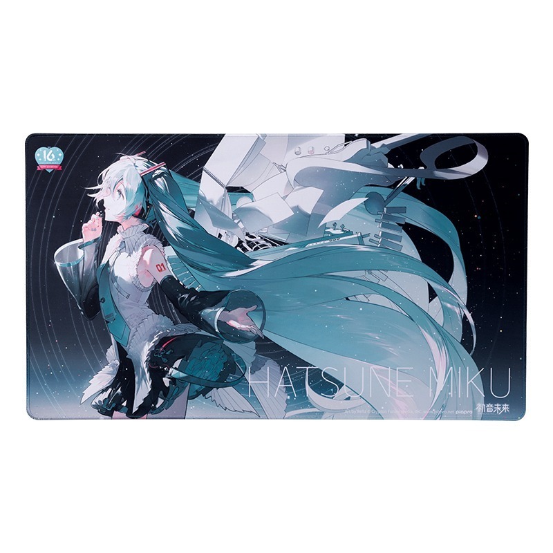 現貨 新品 16週年 限定 禮物 👘官方授權 正版 Hatsune Miku 初音未來 初音 超大桌墊 miku 滑鼠墊-細節圖7