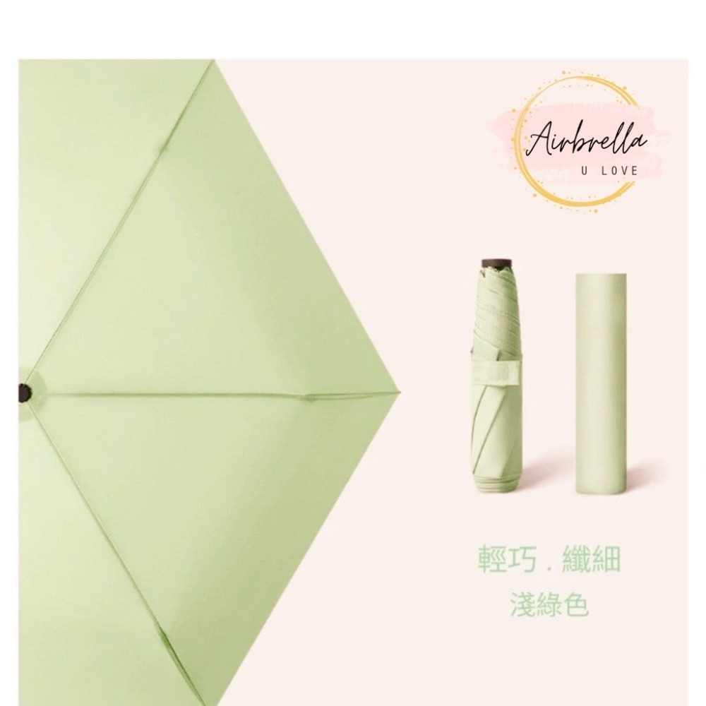☂️110g 日本 超輕 羽毛傘 碳纖維 雨傘 三折 晴雨傘 便攜 鉛筆傘 防紫外線 遮陽傘 陽傘 六骨-規格圖1