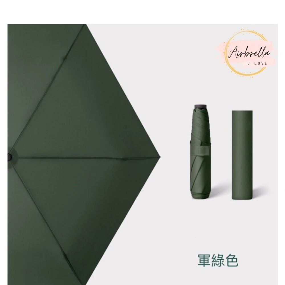 ☂️110g 日本 超輕 羽毛傘 碳纖維 雨傘 三折 晴雨傘 便攜 鉛筆傘 防紫外線 遮陽傘 陽傘 六骨-規格圖1