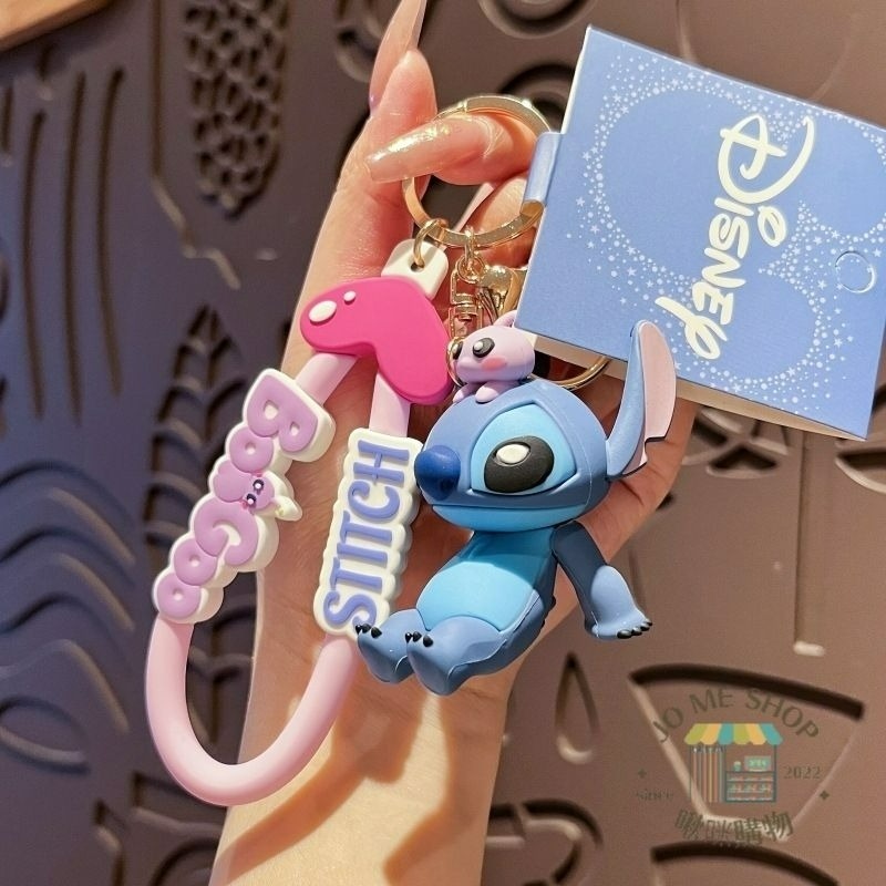 現貨  禮物  🏰 迪士尼 正版 史迪奇 星際寶貝 安琪 鑰匙圈 女 精緻 可愛 卡通公仔 情侶 書包 掛件 禮品-規格圖9