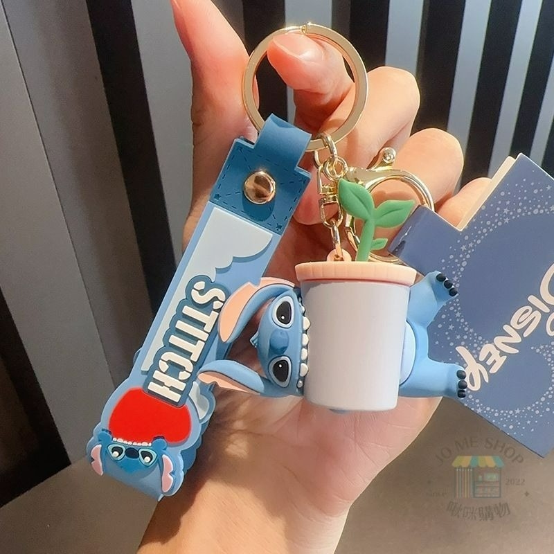 現貨  禮物  🏰 迪士尼 正版 史迪奇 星際寶貝 安琪 鑰匙圈 女 精緻 可愛 卡通公仔 情侶 書包 掛件 禮品-規格圖9