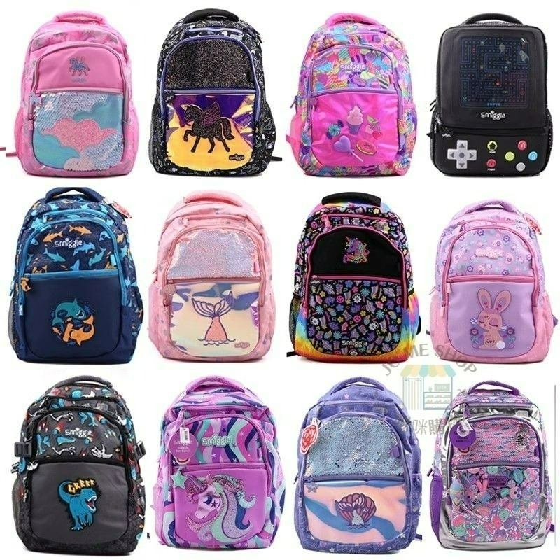 smiggle  🧬 現貨 正版 澳洲 🧬   書包  🎒 大容量 背包 史迪奇 休閒包 雙肩包 小學生 減壓背包-細節圖2