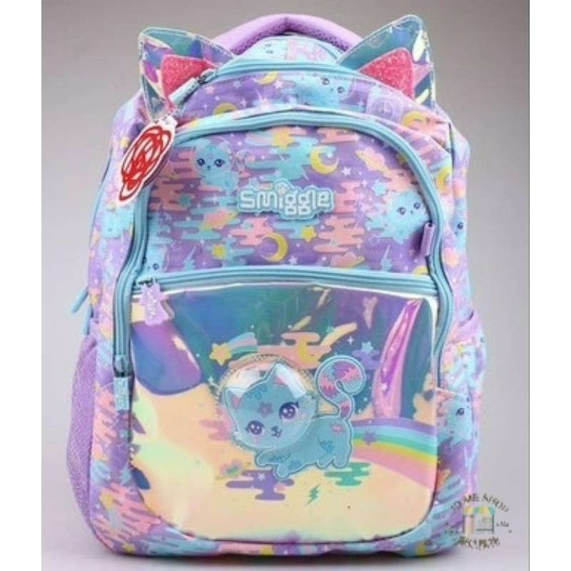 smiggle  🧬 現貨 正版 澳洲 🧬   書包  🎒 大容量 背包 史迪奇 休閒包 雙肩包 小學生 減壓背包-細節圖3