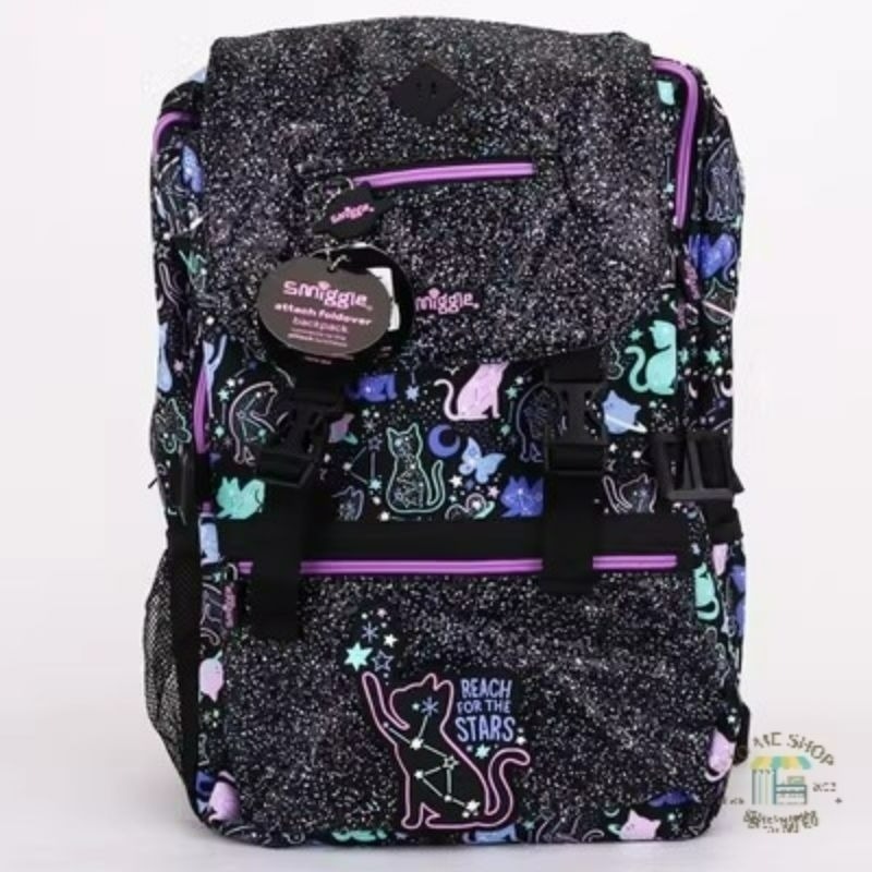 smiggle  🧬 現貨 正版 澳洲 🧬   書包  🎒 大容量 背包 史迪奇 休閒包 雙肩包 小學生 減壓背包-細節圖4
