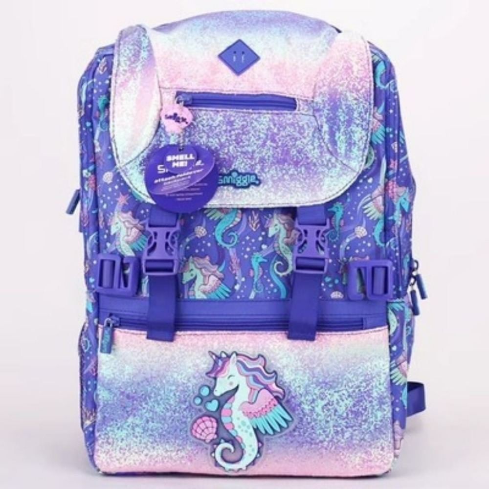 smiggle  🧬 現貨 正版 澳洲 🧬   書包  🎒 大容量 背包 史迪奇 休閒包 雙肩包 小學生 減壓背包-規格圖8
