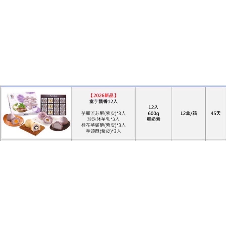 ＂綿密香芋+金黃流芯餡＂大甲師 芋頭流芯酥、桂花芋頭酥、好芋兆、富芋飄香等-規格圖4