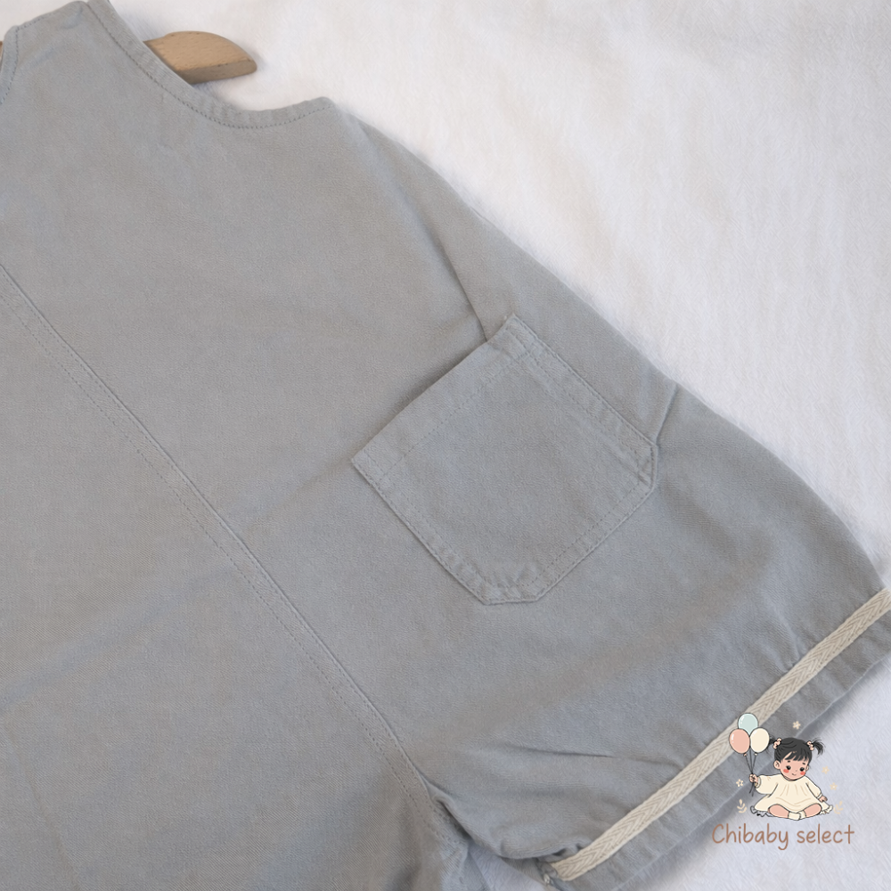 簡約灰色爬服(特定商品兩件88折)-細節圖2