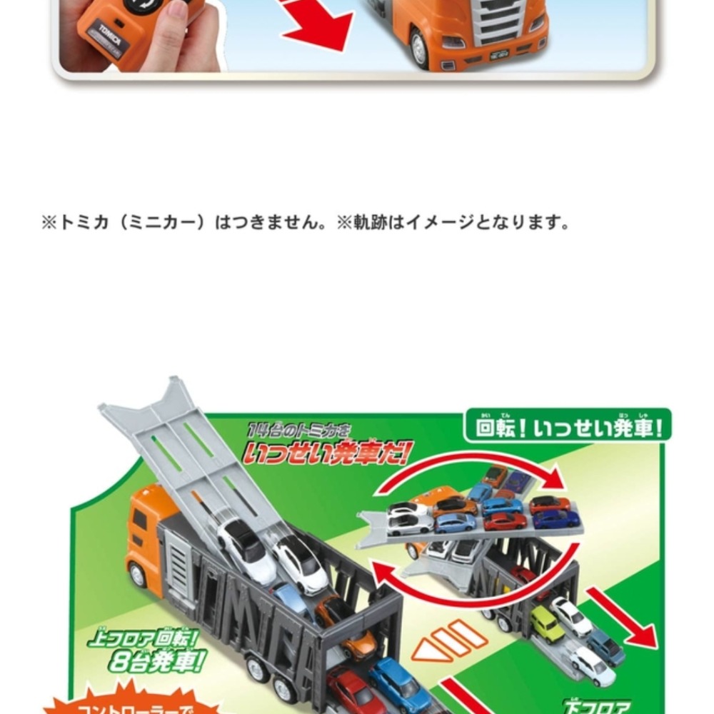 TOMICA 交通世界 紅外線遙控運輸車-細節圖3