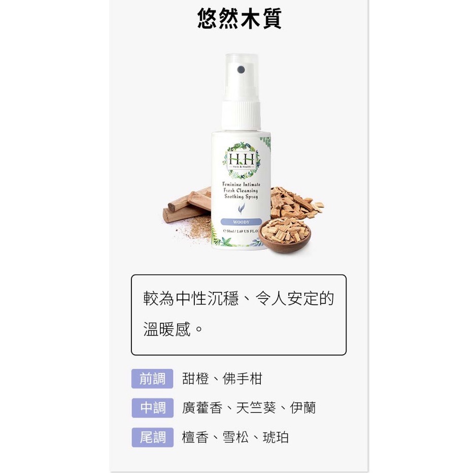 全新_HH私密潔淨舒緩噴霧（木質香）-細節圖4