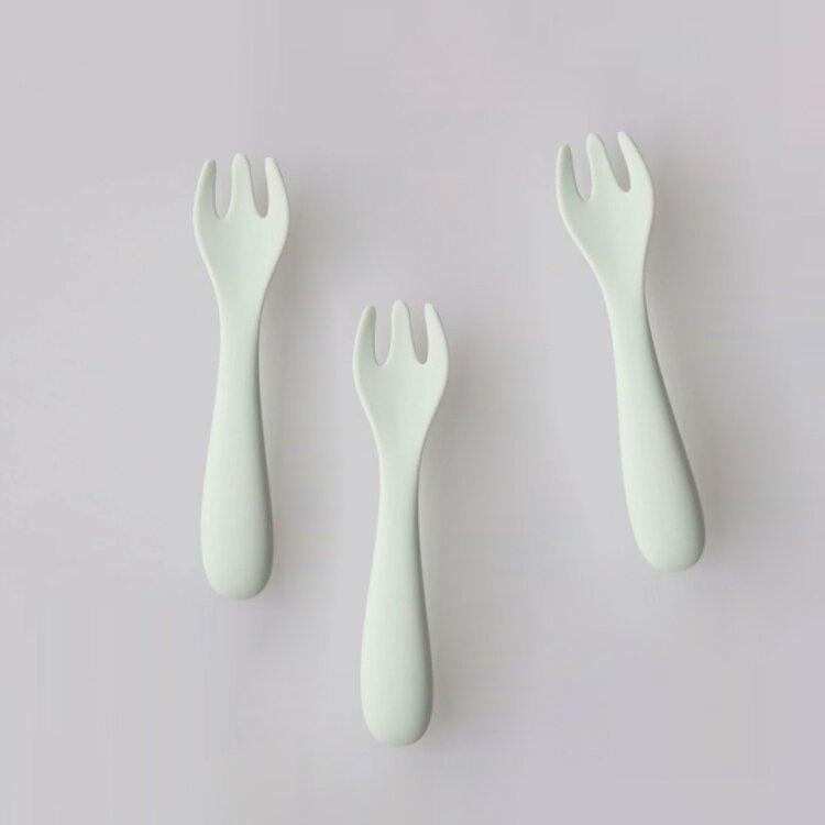 BesoVida | 波波抗菌矽膠叉子_環保餐具/兒童餐具/有效抗菌/耐高溫/耐酸鹼-細節圖3