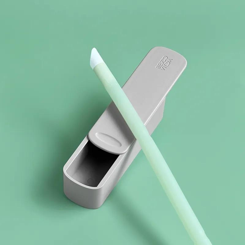 BesoVida | 摺摺吸管|細吸管組-玫瑰棕_環保餐具/環保吸管/摺疊吸管/有效抗菌//耐高溫/耐酸鹼-細節圖3