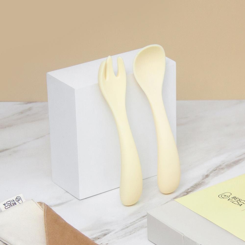 BesoVida | 波波矽膠叉匙組_環保餐具/兒童餐具/有效抗菌//耐高溫/耐酸鹼-細節圖2