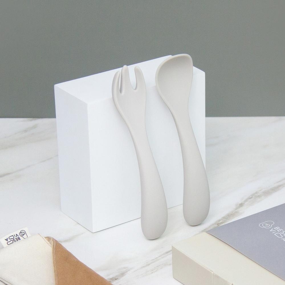 BesoVida | 波波矽膠叉匙組_環保餐具/兒童餐具/有效抗菌//耐高溫/耐酸鹼-細節圖4