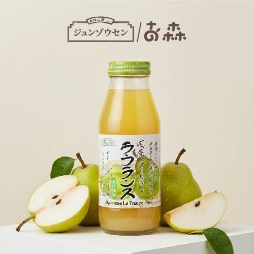 日本古森100%果昔型純果汁系列180ml_熱帶綜合水果/法蘭西梨/日本航空頭等艙指定商品-細節圖2