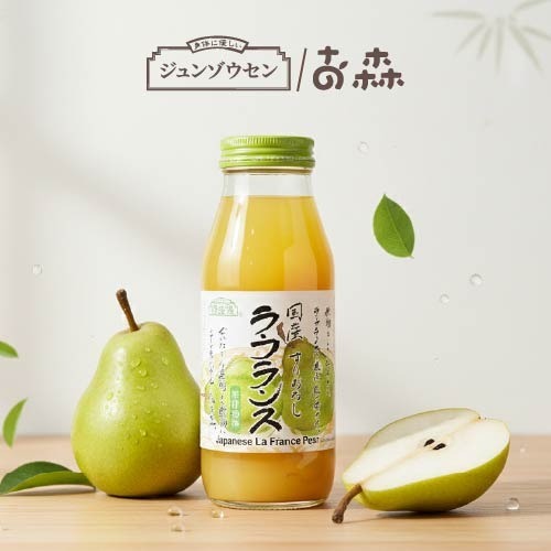 日本古森100%果昔型純果汁系列180ml_熱帶綜合水果/法蘭西梨/日本航空頭等艙指定商品-細節圖4