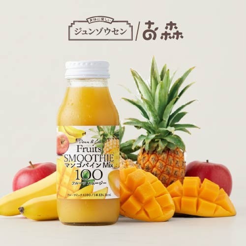 日本古森100%果昔型純果汁系列180ml_熱帶綜合水果/法蘭西梨/日本航空頭等艙指定商品-細節圖6