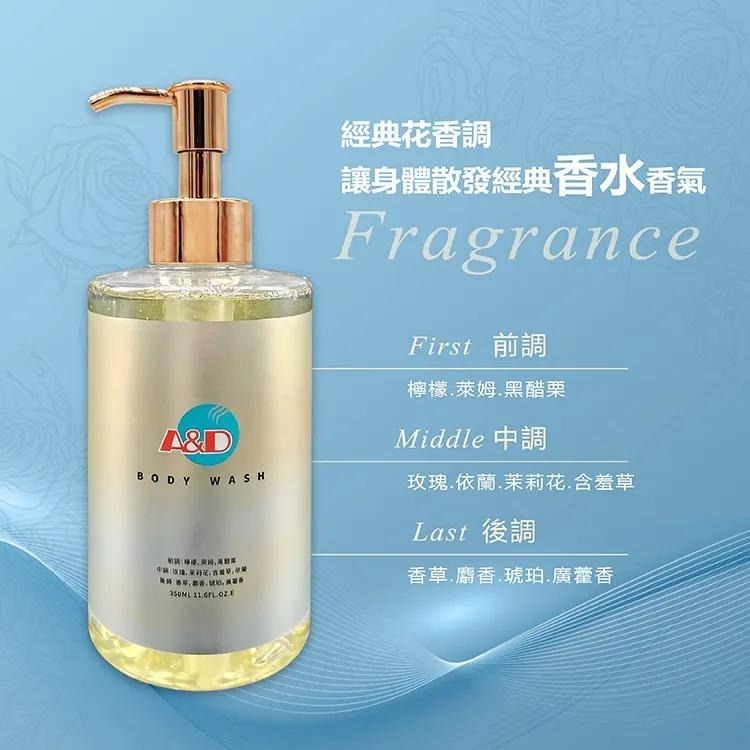 A&D雅頓　璀璨透亮香水沐浴露 350ml　｜限時特惠｜💖維他命B5｜🏆水解荷荷芭脂｜溫和潔淨｜-細節圖2