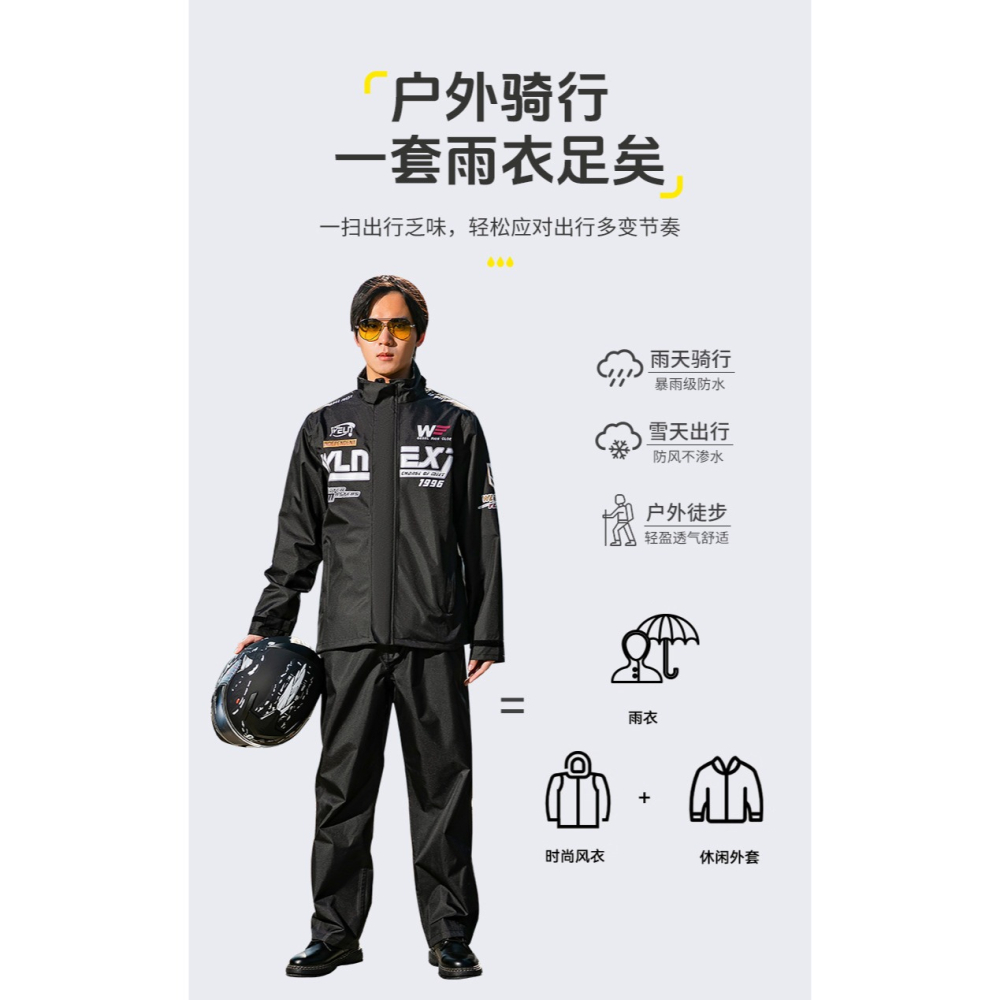 WLNEX防暴雨 兩截式雨衣-細節圖3