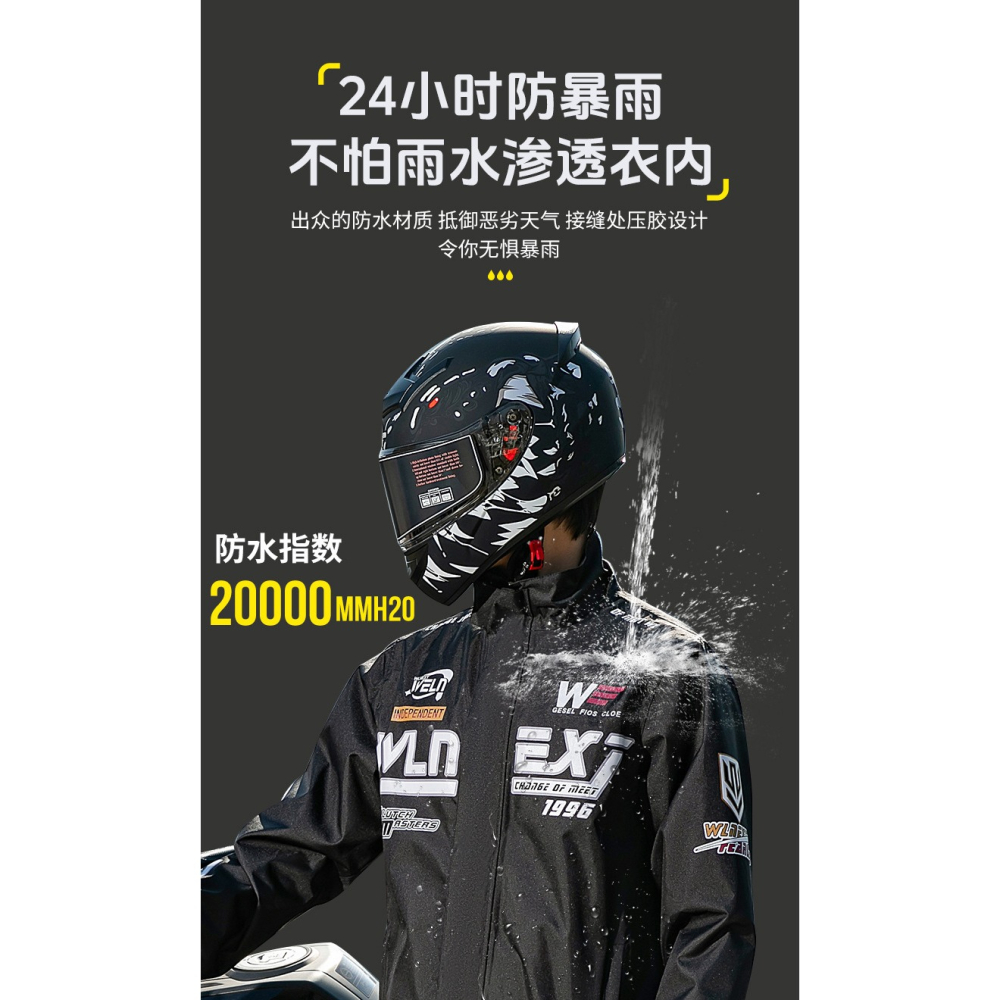 WLNEX防暴雨 兩截式雨衣-細節圖4