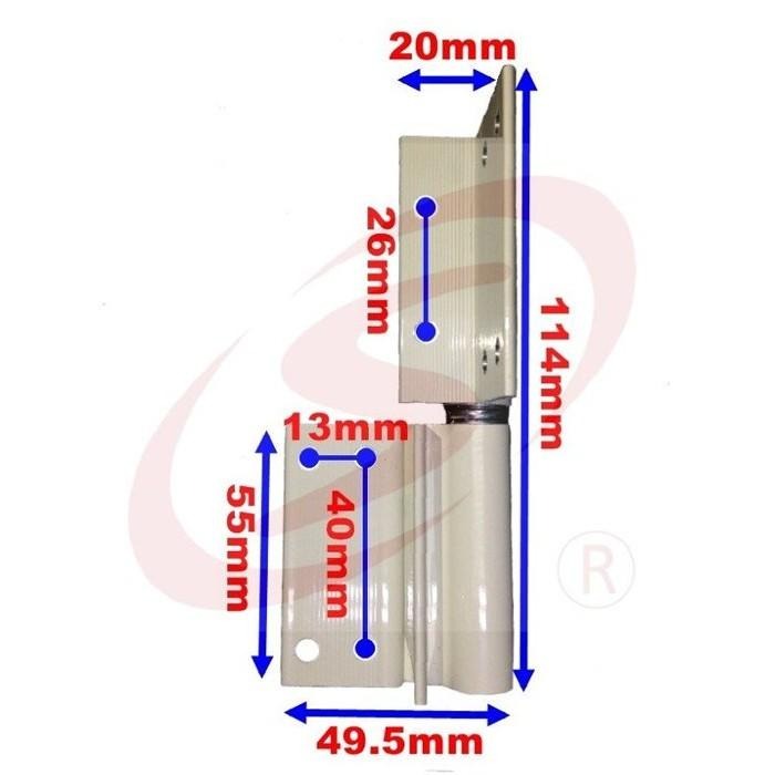 葫蘆後鈕 旗型鉸鏈 鋁門後鈕 鋁門活頁 鉸鏈 插心後鈕 紗窗後鈕 鋁門鉸鏈 活頁 丁雙-細節圖3